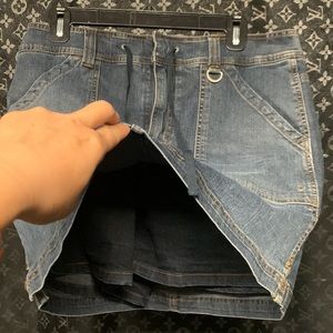 Bandolinoblu Jean skirt/ shorts. Size 10.